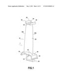 COMPOSITE MATERIAL TURBOMACHINE ENGINE BLADE OR VANE, COMPRESSOR STATOR     SEGMENT OR TURBINE NOZZLE SEGMENT INCORPORATING SUCH VANES AND METHOD FOR     MANUFACTURING SAME diagram and image