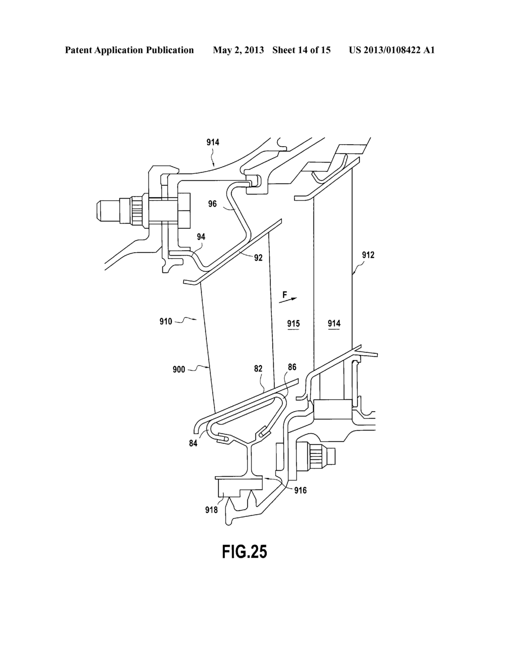 COMPOSITE MATERIAL TURBOMACHINE ENGINE BLADE OR VANE, COMPRESSOR STATOR     SEGMENT OR TURBINE NOZZLE SEGMENT INCORPORATING SUCH VANES AND METHOD FOR     MANUFACTURING SAME - diagram, schematic, and image 15