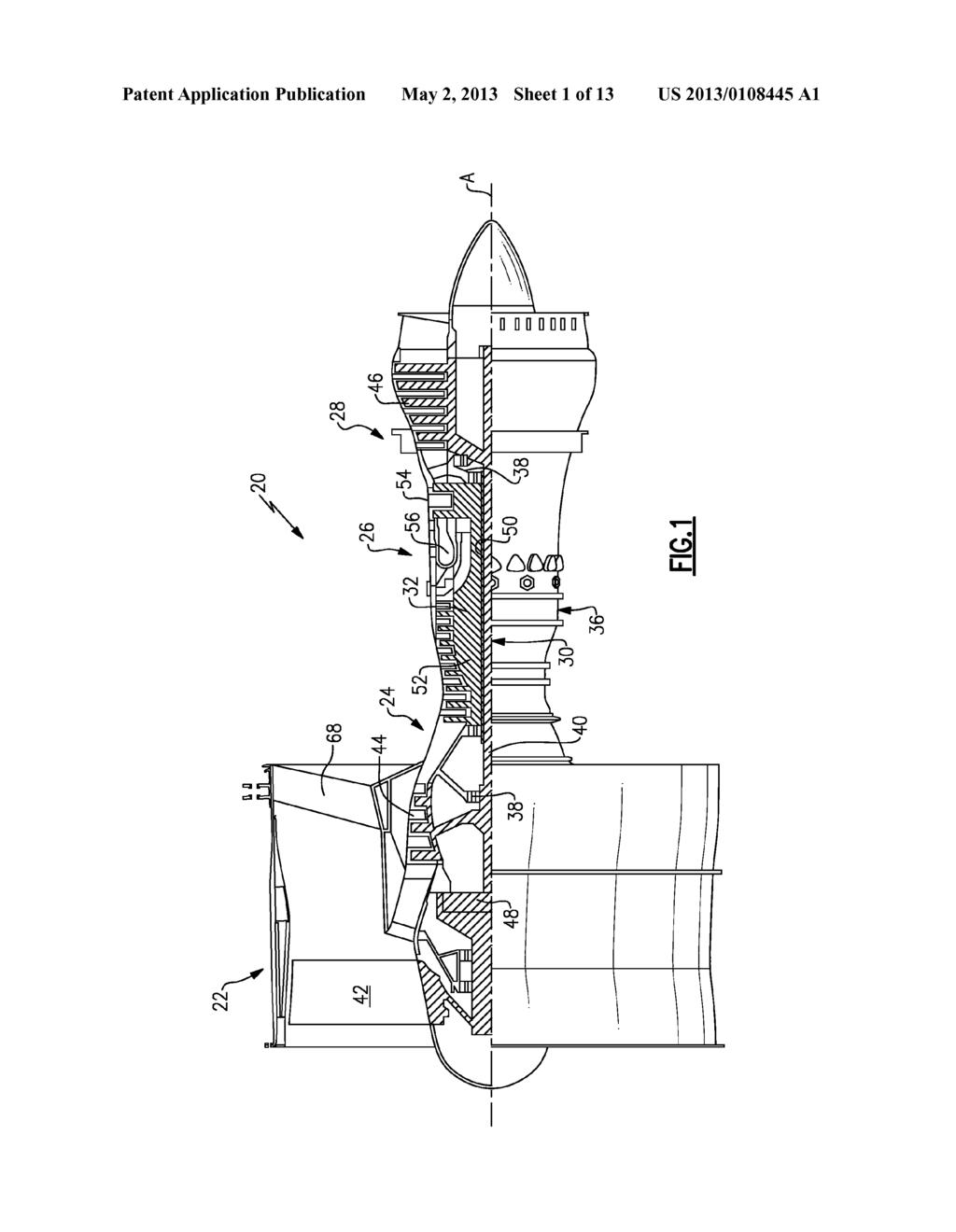 SPOKED ROTOR FOR A GAS TURBINE ENGINE - diagram, schematic, and image 02