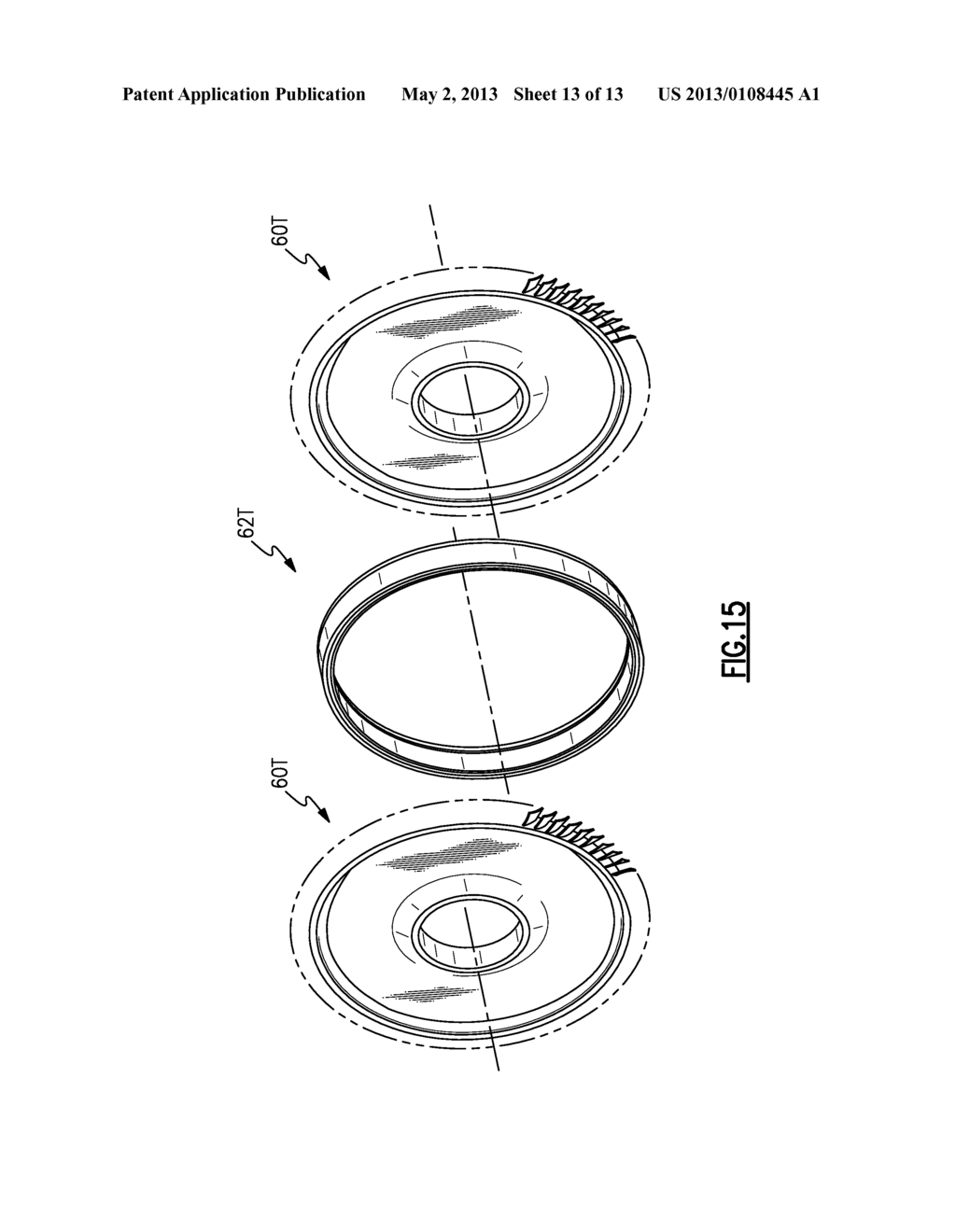 SPOKED ROTOR FOR A GAS TURBINE ENGINE - diagram, schematic, and image 14