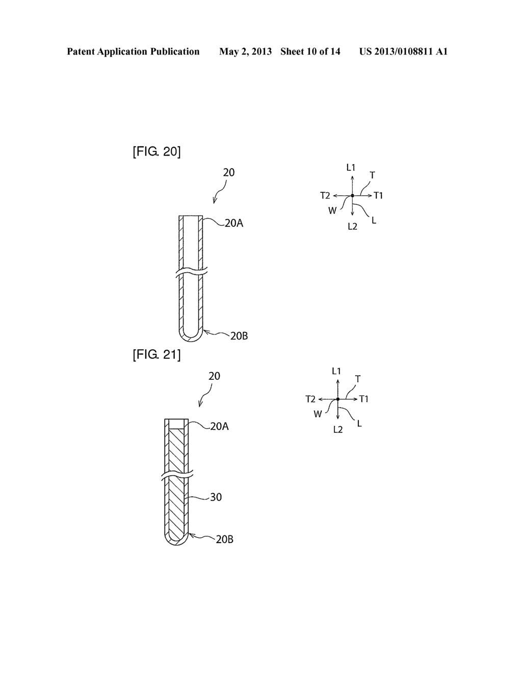 METHOD FOR PRODUCING PHOSPHOR-ENCAPSULATING CAPILLARY TUBE,     PHOSPHOR-ENCAPSULATING CAPILLARY TUBE, WAVELENGTH-CONVERTING MEMBER, AND     METHOD FOR PRODUCING WAVELENGTH-CONVERTING MEMBER - diagram, schematic, and image 11