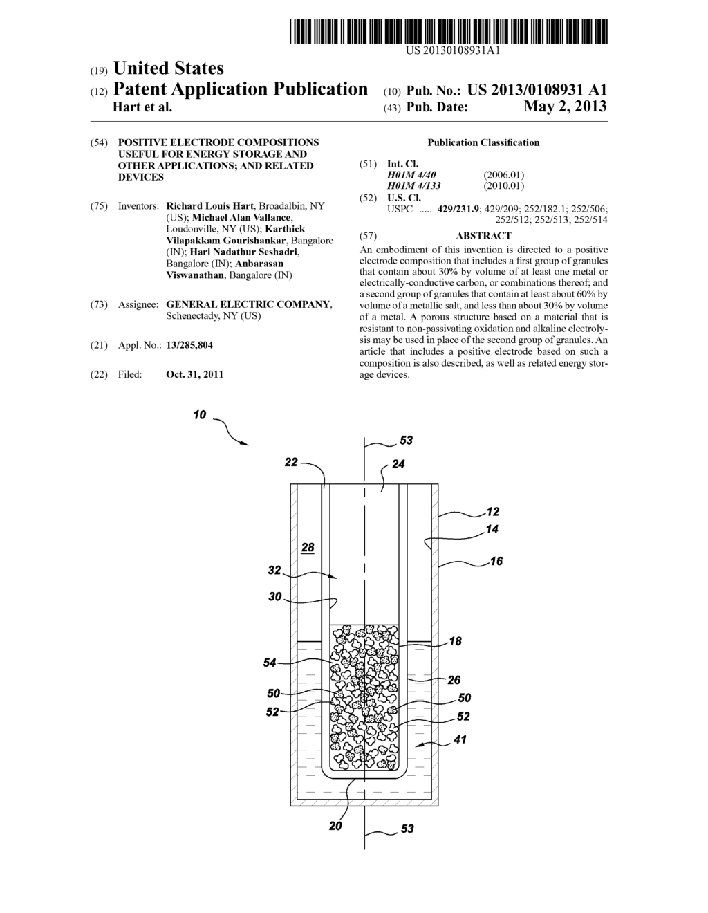 POSITIVE ELECTRODE COMPOSITIONS USEFUL FOR ENERGY STORAGE AND OTHER     APPLICATIONS; AND RELATED DEVICES - diagram, schematic, and image 01