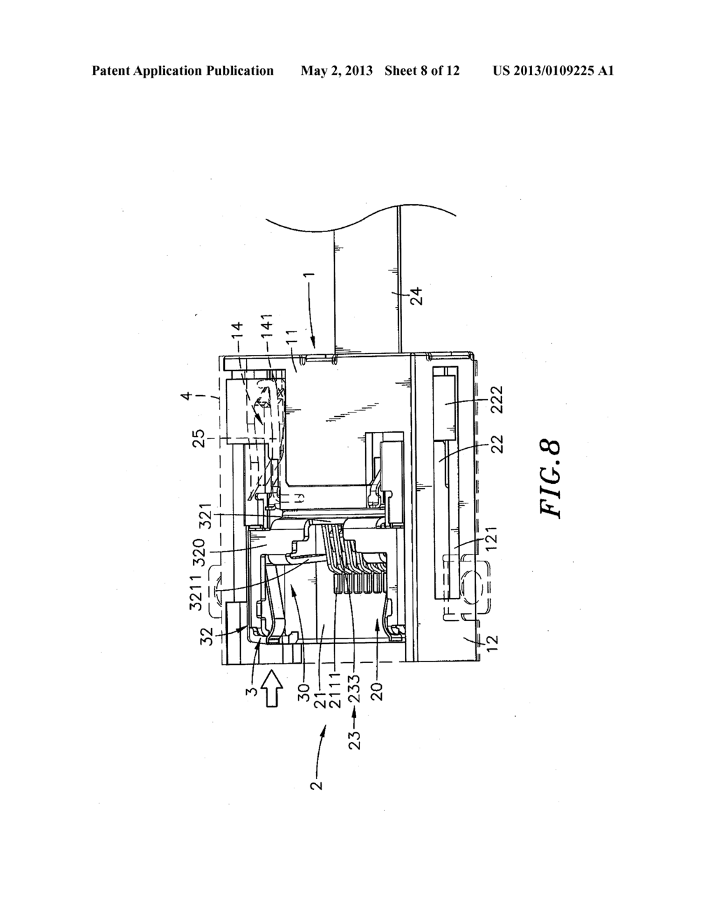 ELECTRICAL CONNECTOR HAVING LOW PROFILE CHARACTERISTICS - diagram, schematic, and image 09