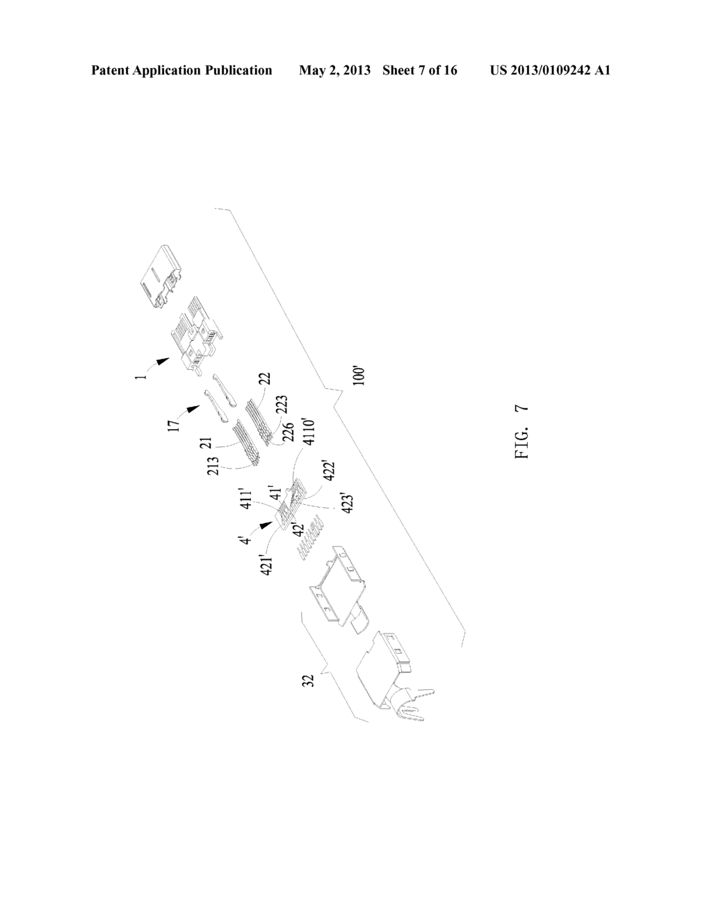 Cable Connector with Inner Circuit Board for Connecting with Cables - diagram, schematic, and image 08