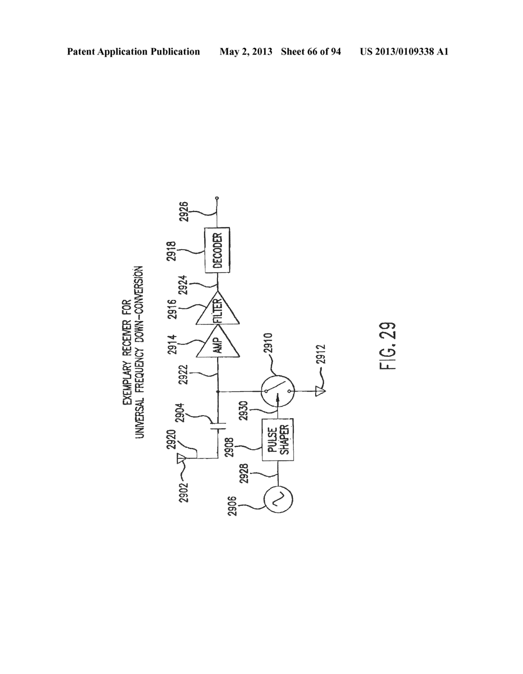 Apparatus, System, and Method for Down Converting and Up-Converting     Electromagnetic Signals - diagram, schematic, and image 67