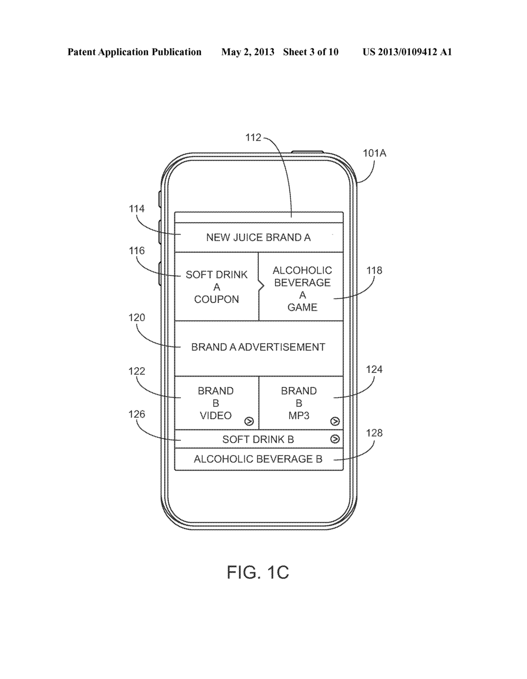 SYSTEM AND METHOD FOR LOCATION-BASED, INTERACTIVE CONSUMER ENGAGEMENT     PLATFORM - diagram, schematic, and image 04