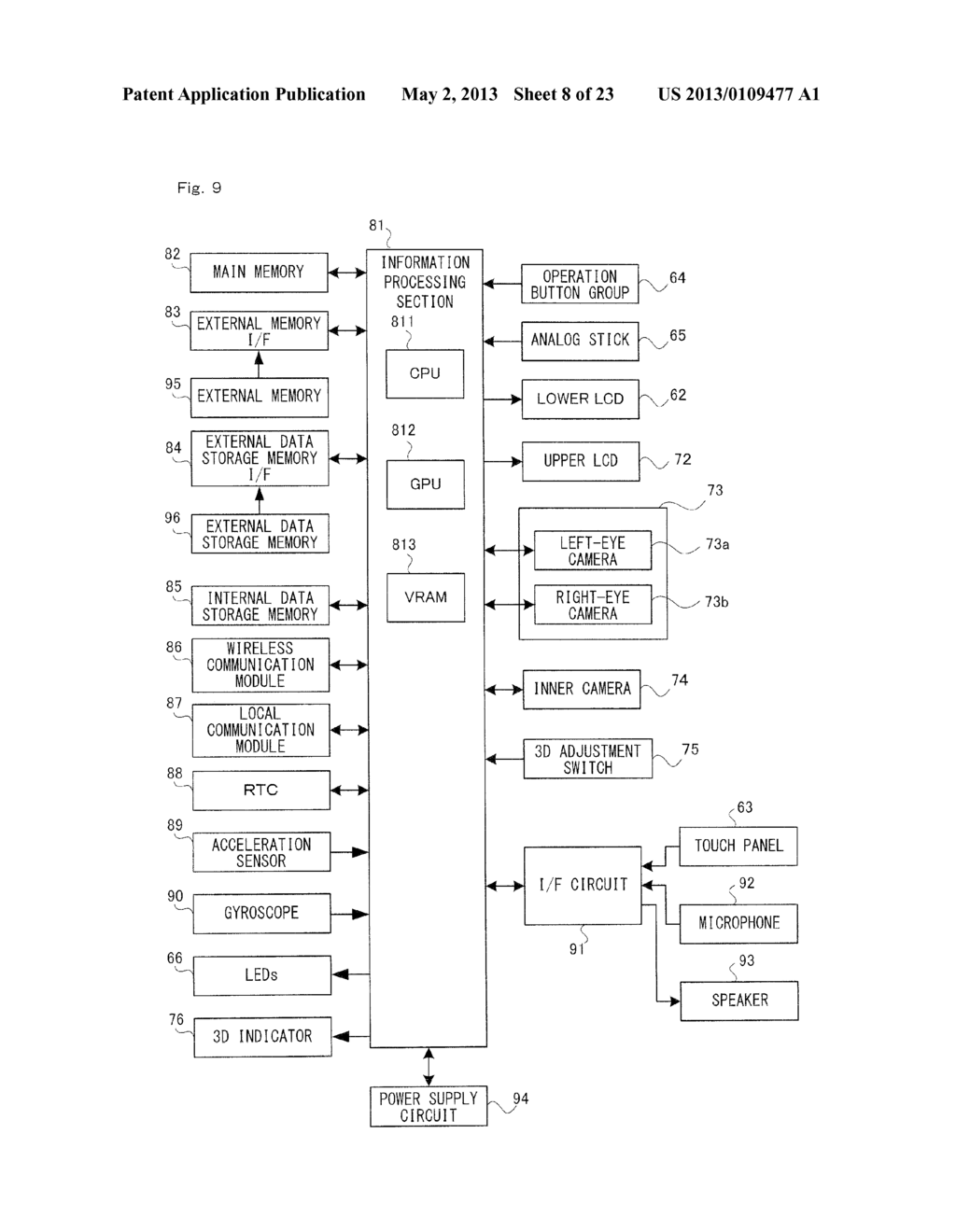 GAME SYSTEM, GAME DEVICE, STORAGE MEDIUM STORING GAME PROGRAM, AND GAME     PROCESS METHOD - diagram, schematic, and image 09