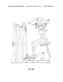 LATERAL DELTOID EXERCISE MACHINE WITH ROCKING USER SUPPORT diagram and image