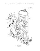 LATERAL DELTOID EXERCISE MACHINE WITH ROCKING USER SUPPORT diagram and image