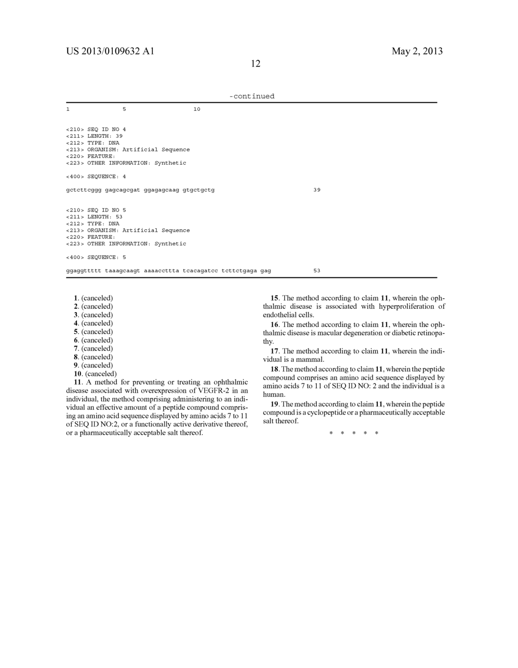 USE OF VEGFR-2 IN THE TREATMENT OF OPHTHALMIC DISEASES - diagram, schematic, and image 21