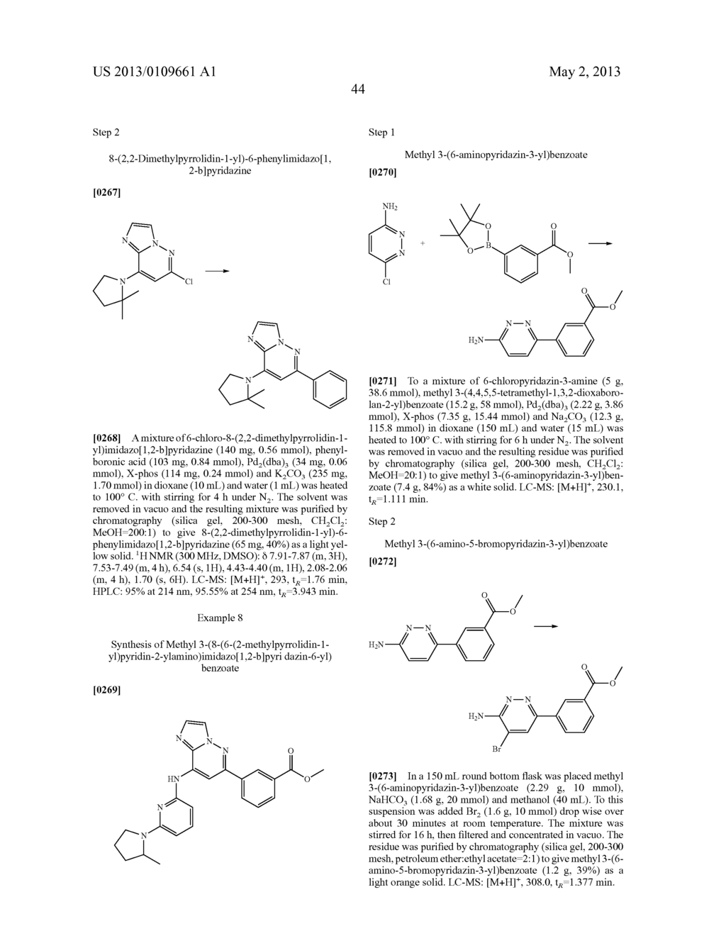 IMIDAZOPYRIDAZINE COMPOUNDS - diagram, schematic, and image 45