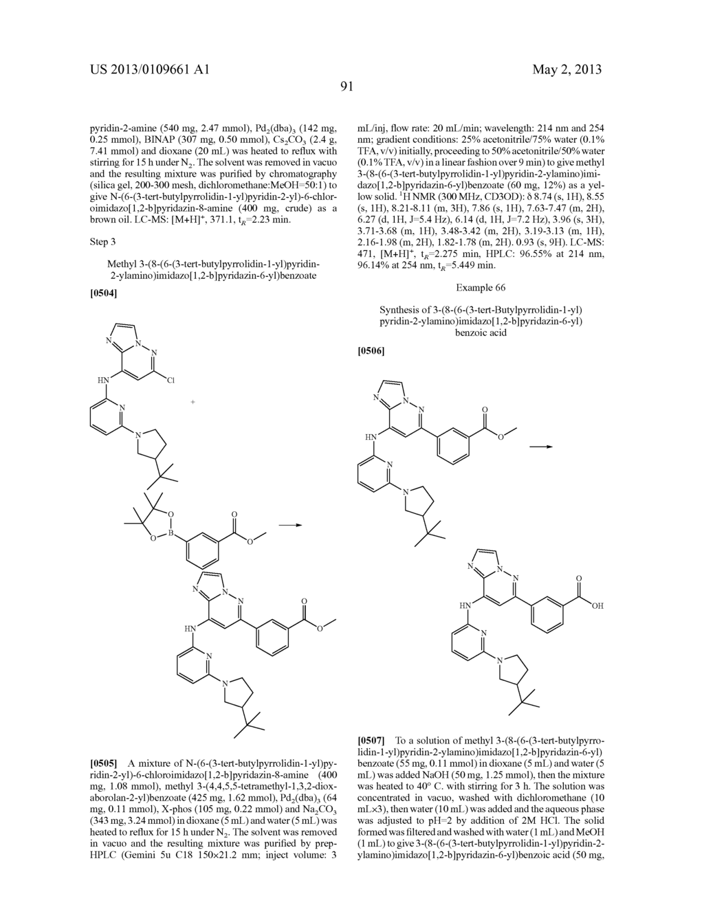 IMIDAZOPYRIDAZINE COMPOUNDS - diagram, schematic, and image 92