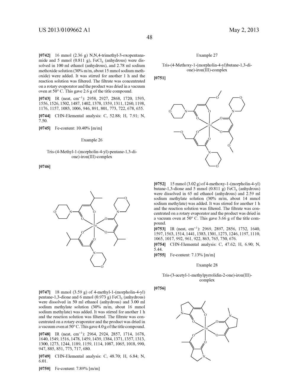 Fe(III) Complex Compounds For The Treatment And Prophylaxis Of Iron     Deficiency Symptoms And Iron Deficiency Anemias - diagram, schematic, and image 49