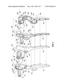 DOUBLE BARREL SYRINGE AND HANDLES FOR USE WITH DOUBLE BARREL SYRINGES diagram and image