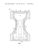 System for detection and monitoring of body exudates using a gas emitting     substance for use in interactive toilet training diagram and image