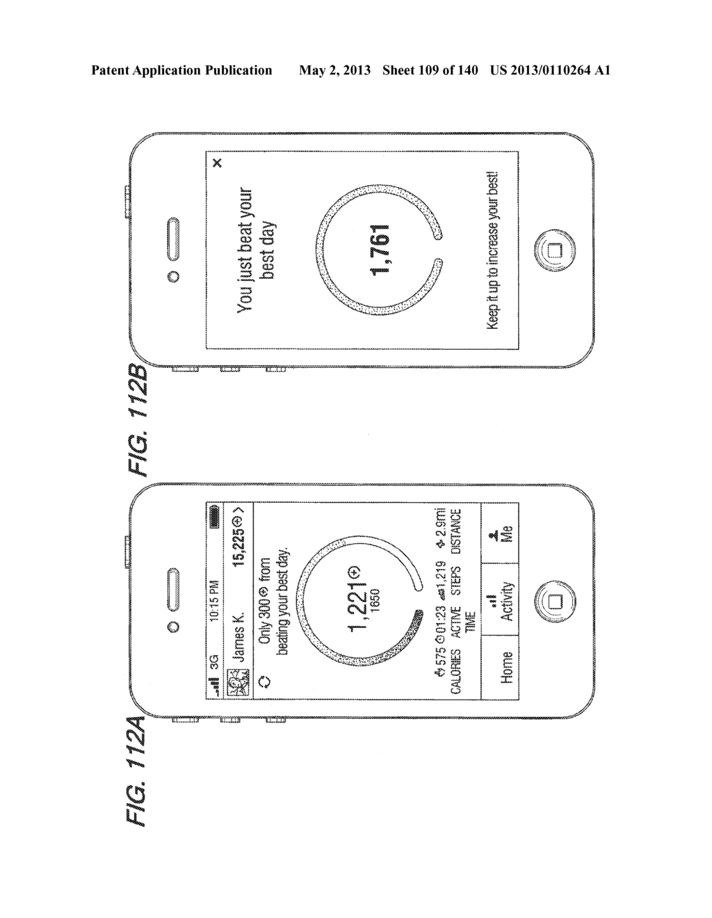 Wearable Device Having Athletic Functionality - diagram, schematic, and image 110