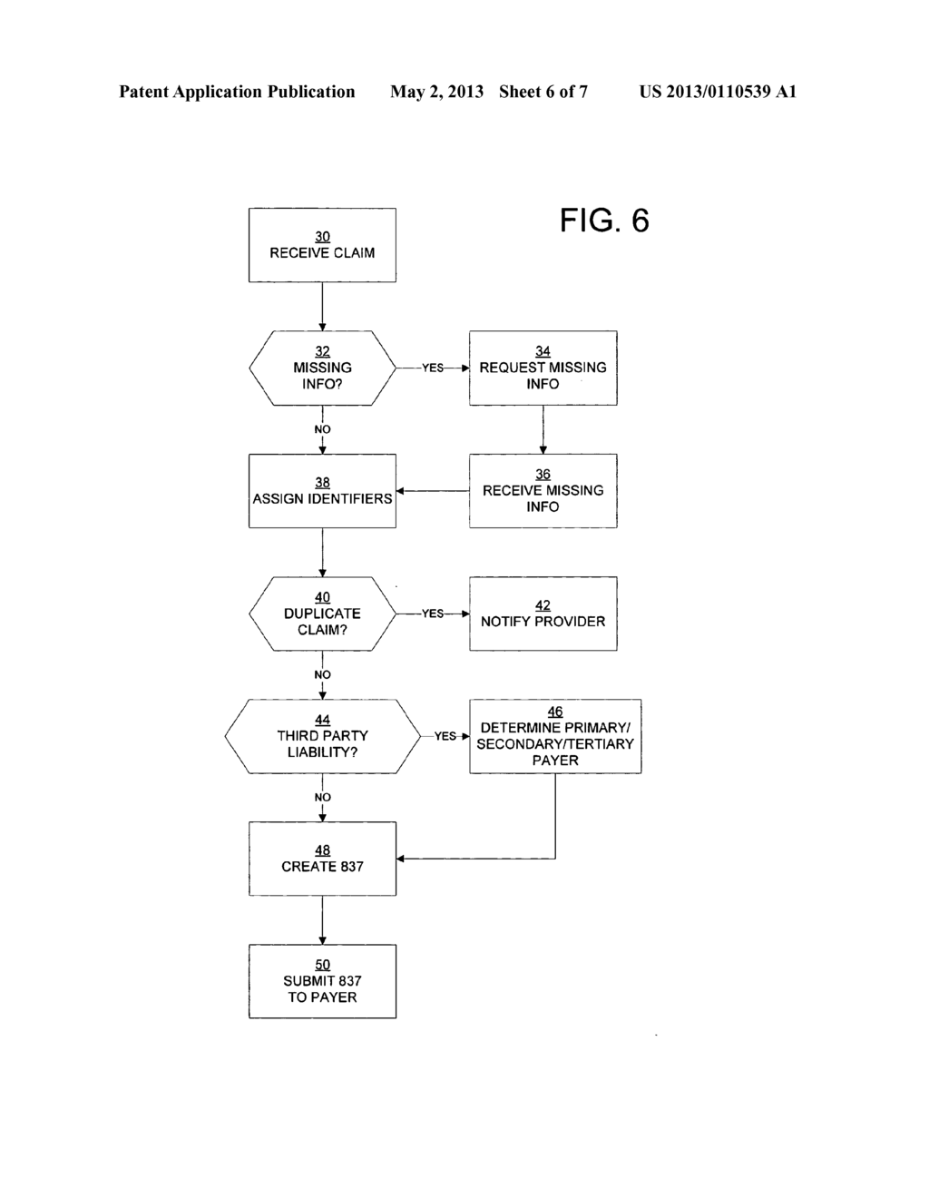 HEALTHCARE CLAIM AND REMITTANCE PROCESSING SYSTEM AND ASSOCIATED METHOD - diagram, schematic, and image 07