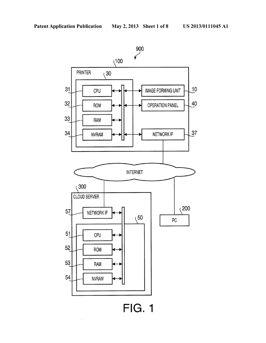 Image Forming Device, Server, and Image Forming System - diagram, schematic, and image 02