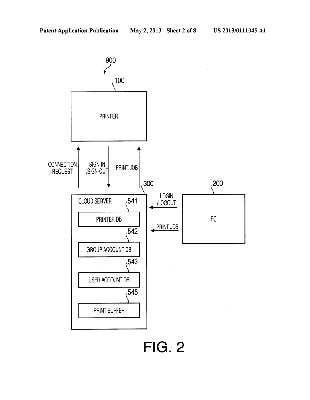 Image Forming Device, Server, and Image Forming System - diagram, schematic, and image 03