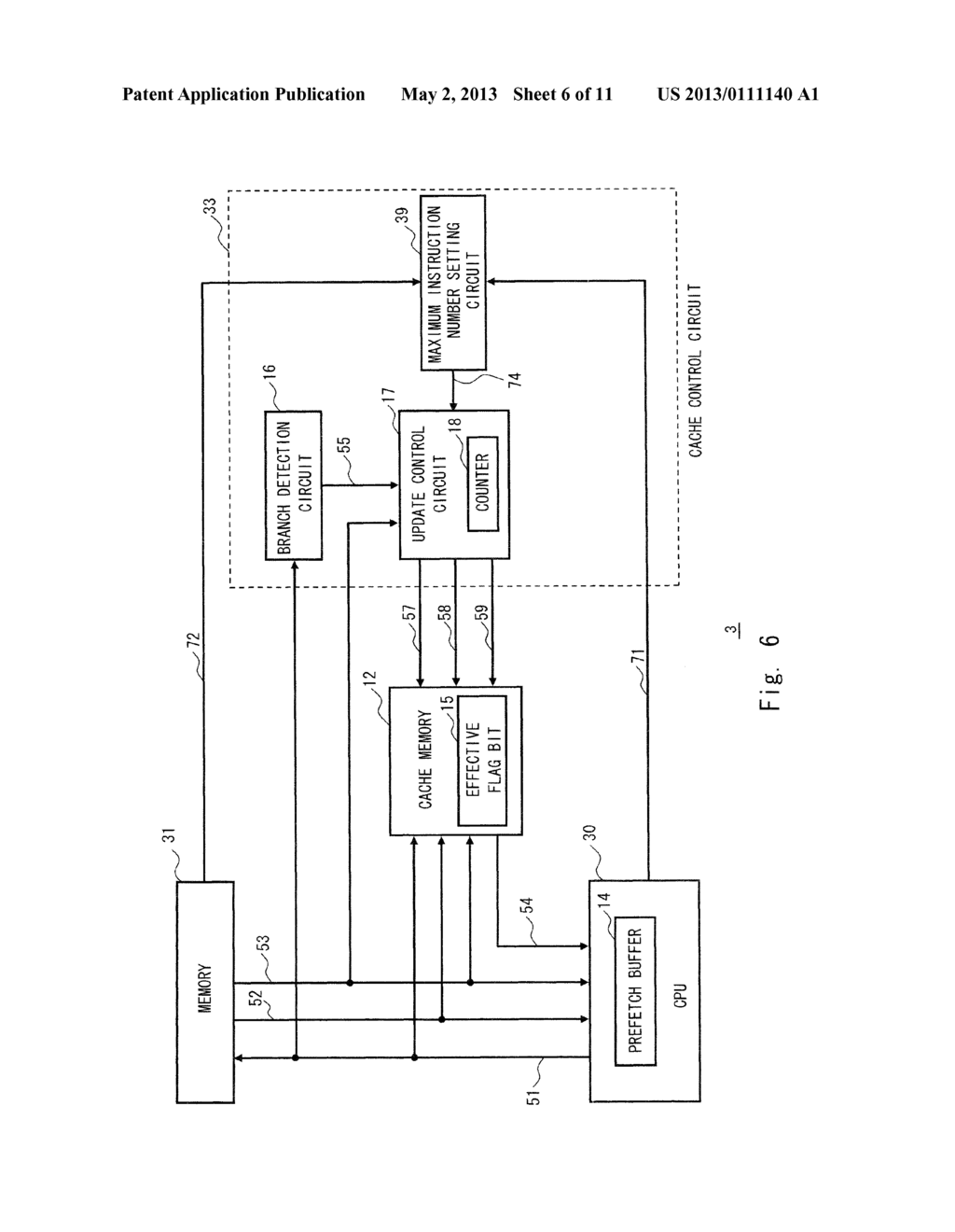 CACHE MEMORY APPARATUS, CACHE CONTROL METHOD, AND MICROPROCESSOR SYSTEM - diagram, schematic, and image 07