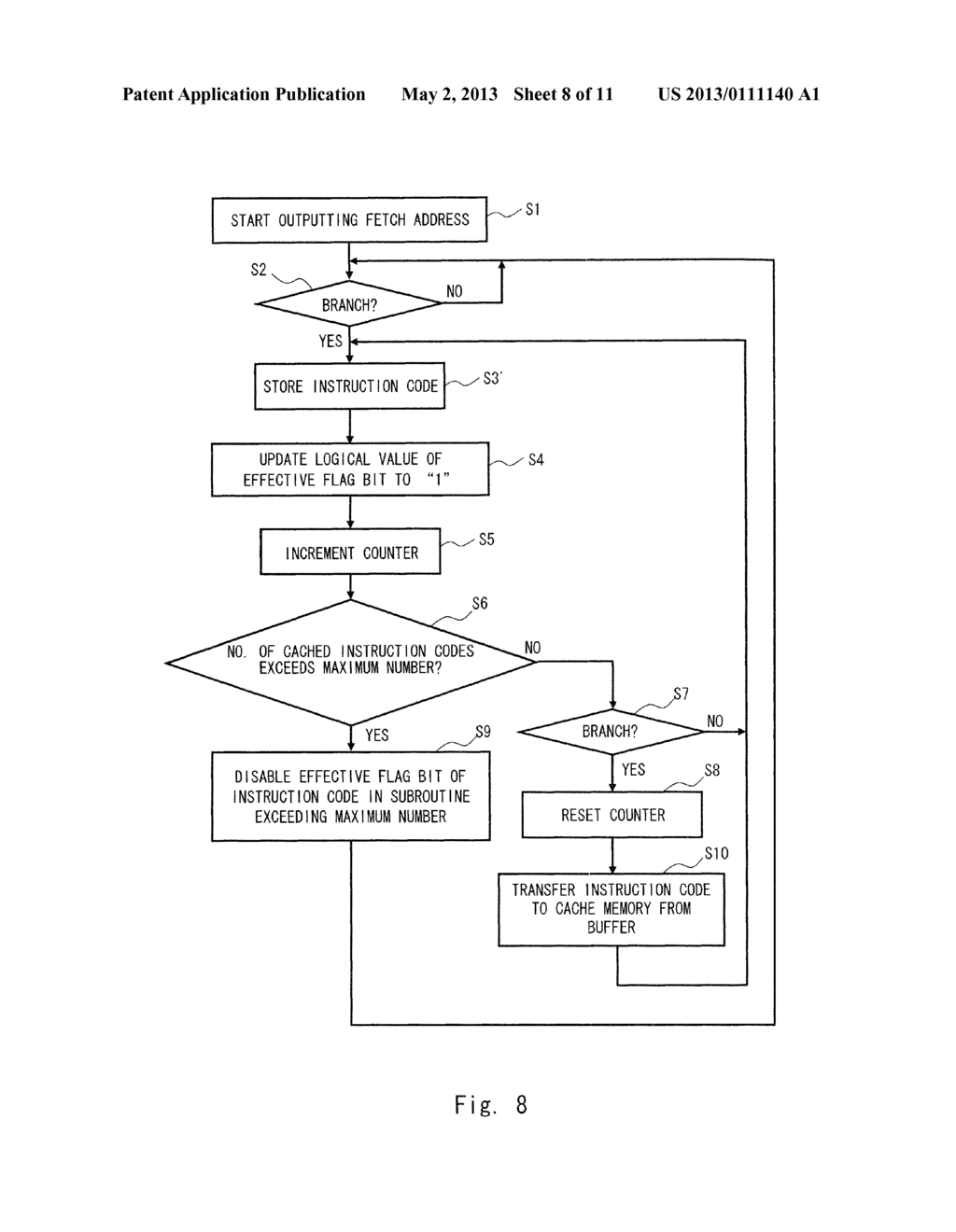 CACHE MEMORY APPARATUS, CACHE CONTROL METHOD, AND MICROPROCESSOR SYSTEM - diagram, schematic, and image 09