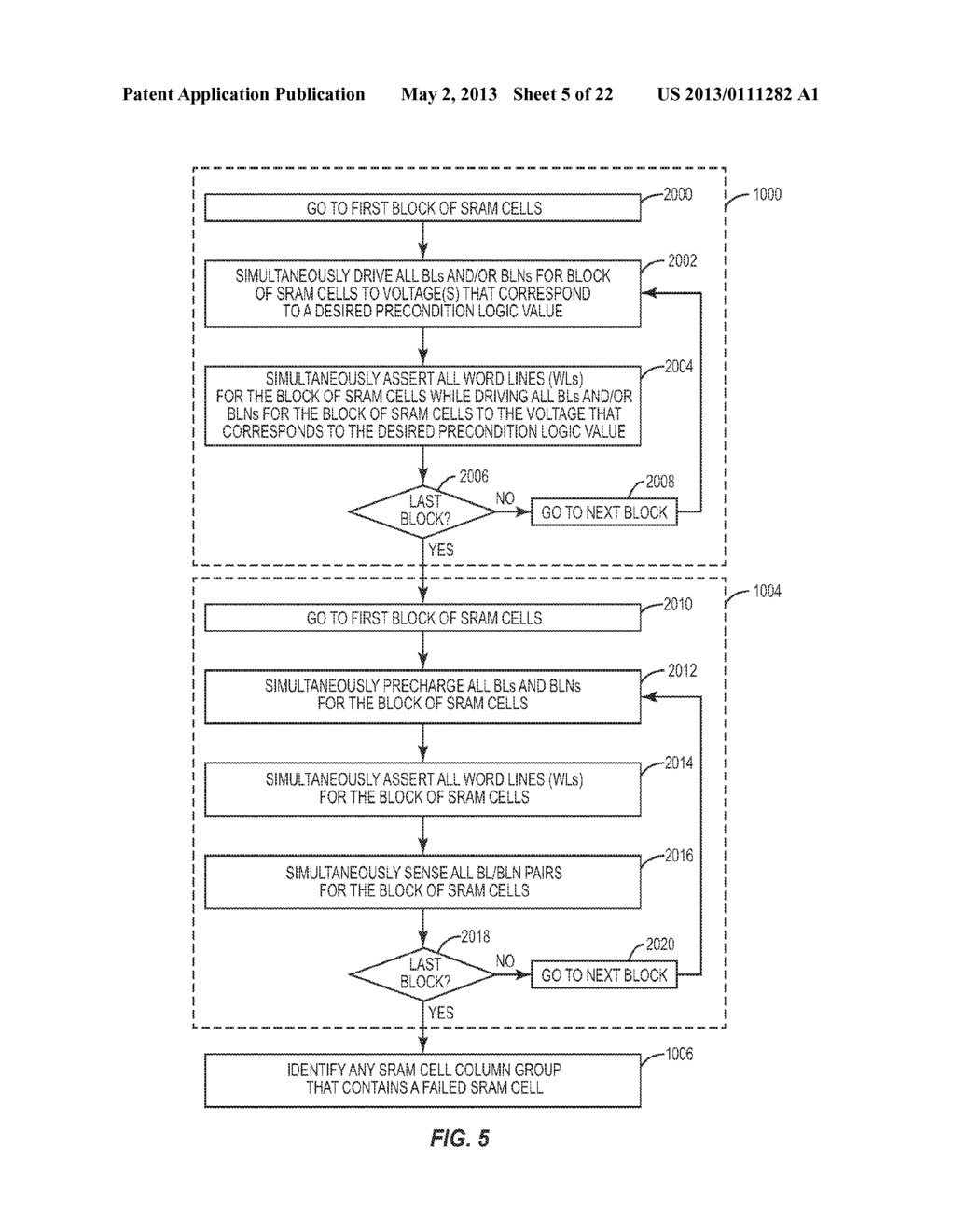 FAST PARALLEL TEST OF SRAM ARRAYS - diagram, schematic, and image 06