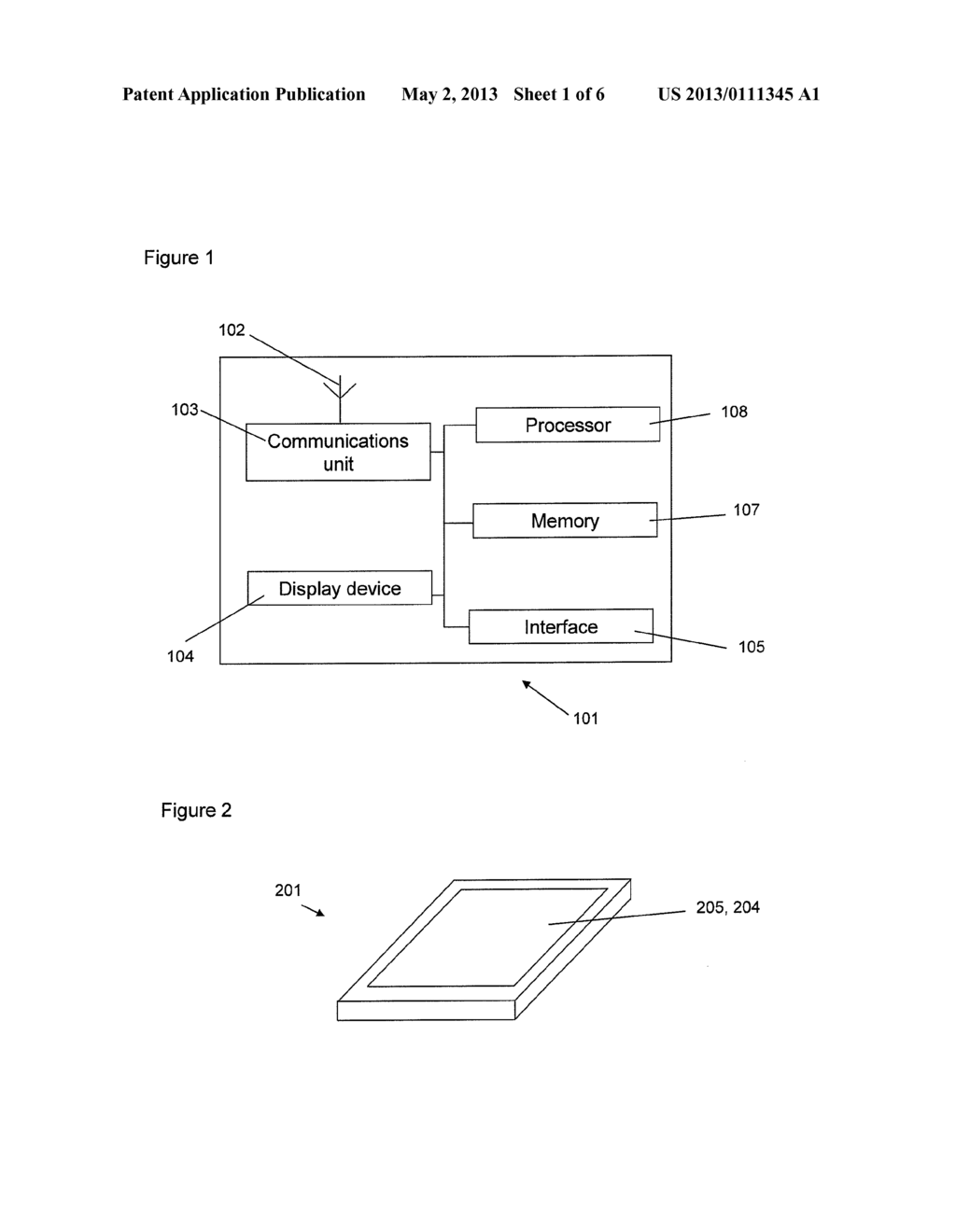 PORTABLE ELECTRONIC DEVICE, ASSOCIATED APPARATUS AND METHODS - diagram, schematic, and image 02