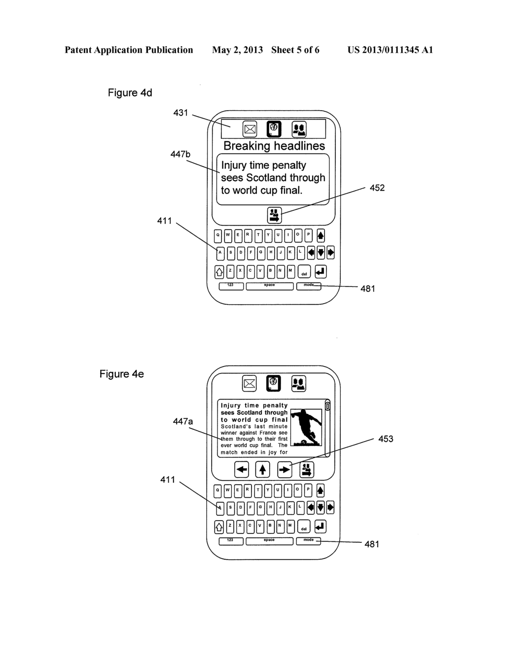 PORTABLE ELECTRONIC DEVICE, ASSOCIATED APPARATUS AND METHODS - diagram, schematic, and image 06