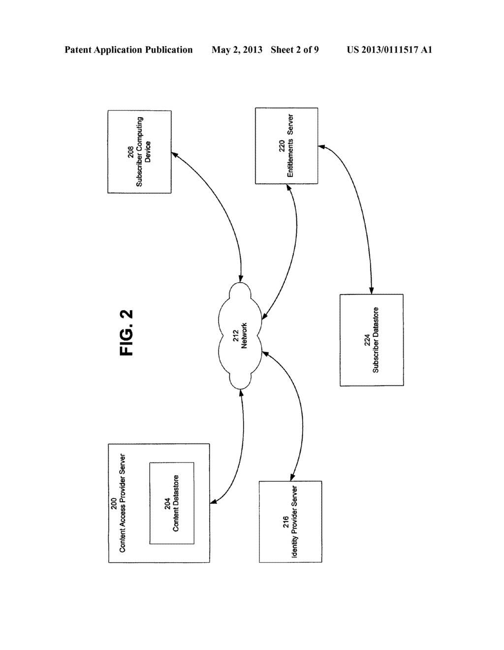 SYSTEM AND METHOD FOR MANAGING ENTITLEMENTS TO DATA OVER A NETWORK - diagram, schematic, and image 03