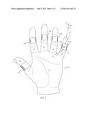 ATHLETIC GRIP ENHANCING FINGER GLOVES diagram and image