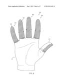 ATHLETIC GRIP ENHANCING FINGER GLOVES diagram and image