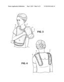 Clothing Protector with Weighted Straps diagram and image