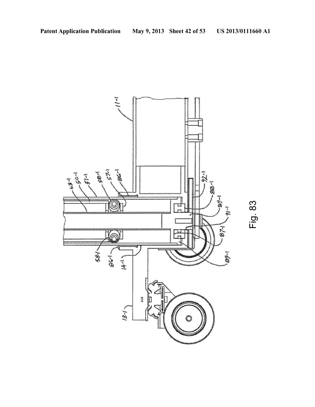 Wheelchair Lift Transfer Device - diagram, schematic, and image 43