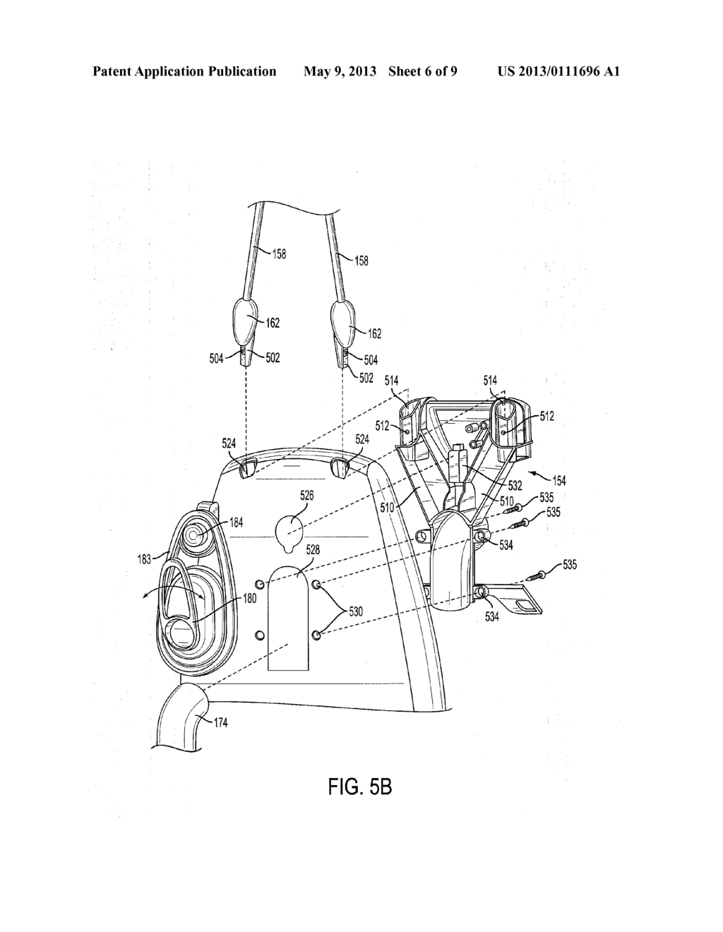 DISPOSABLE BAG AND A DISPOSABLE BAG MOUNT BRACKET FOR AN UPRIGHT VACUUM     CLEANER - diagram, schematic, and image 07