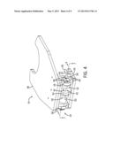 HINGE ASSEMBLY FOR VEHICLE INTERIOR TRIM COMPONENT diagram and image