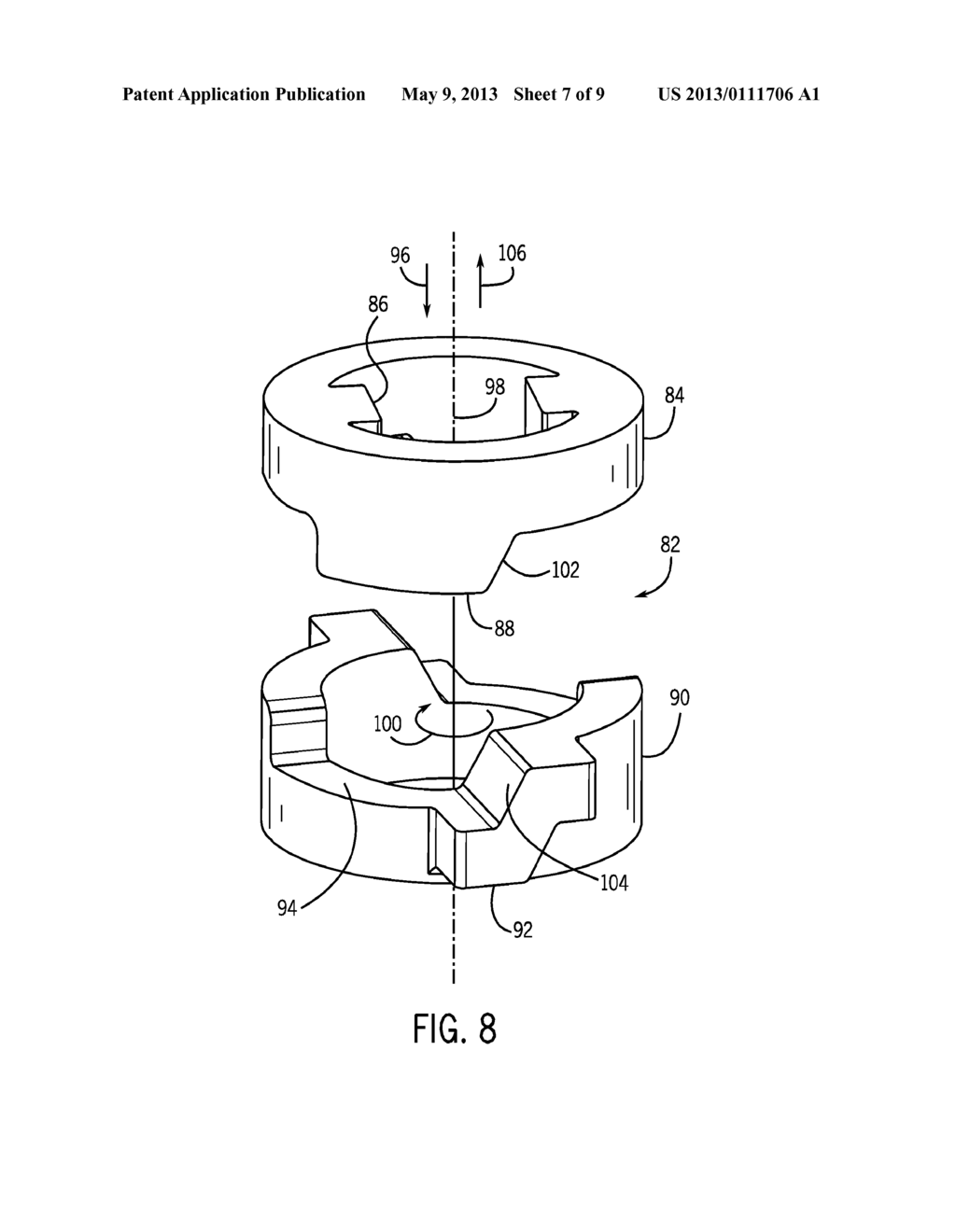 HINGE ASSEMBLY FOR VEHICLE INTERIOR TRIM COMPONENT - diagram, schematic, and image 08