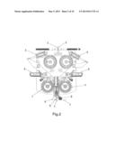 APPLICATION HEAD FOR APPLYING FIBER STRIPS diagram and image