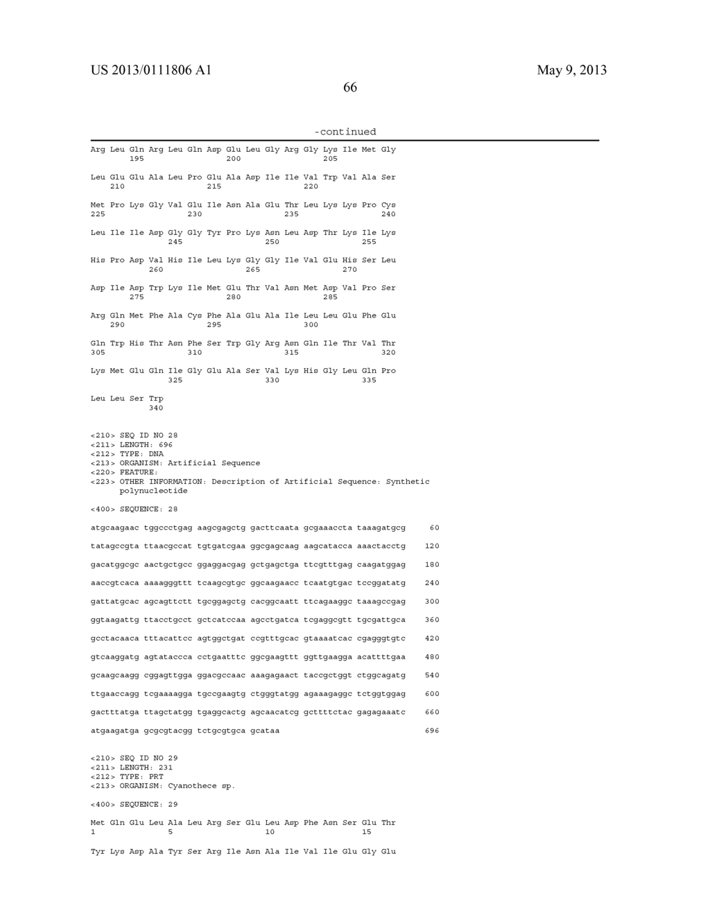 Methods and Compositions for the Recombinant Biosynthesis of N-Alkanes - diagram, schematic, and image 104