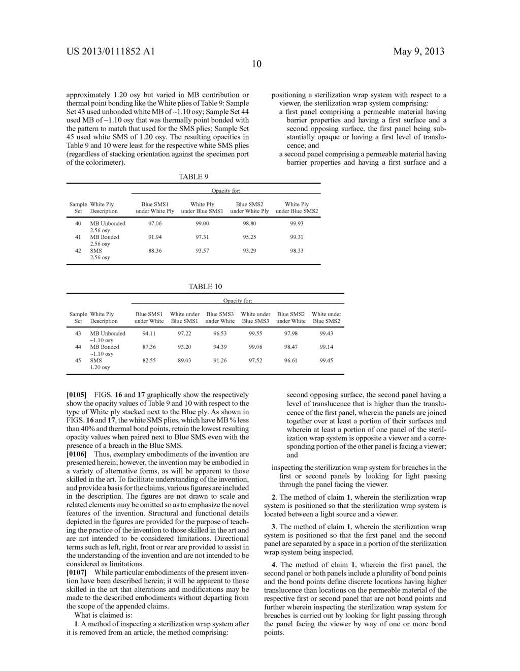 Method of Using a Sterilization Wrap System - diagram, schematic, and image 20