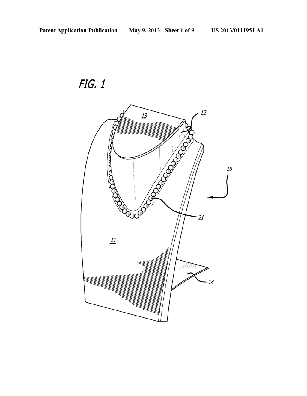 JEWELRY DISPLAY STAND - diagram, schematic, and image 02