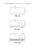 DEVICE FORMING A PRESSURE SENSOR, METHOD FOR PRODUCING SUCH A SENSOR AND     APPLICATION IN THE PRODUCTION OF A TOUCH SCREEN diagram and image