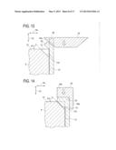 METHOD FOR CAULKING RING GEAR, CAULKING TOOL USED FOR METHOD FOR CAULKING     RING GEAR, AND RING GEAR diagram and image