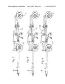 Parallel linkage opener with adjustable spring loaded packer wheel diagram and image