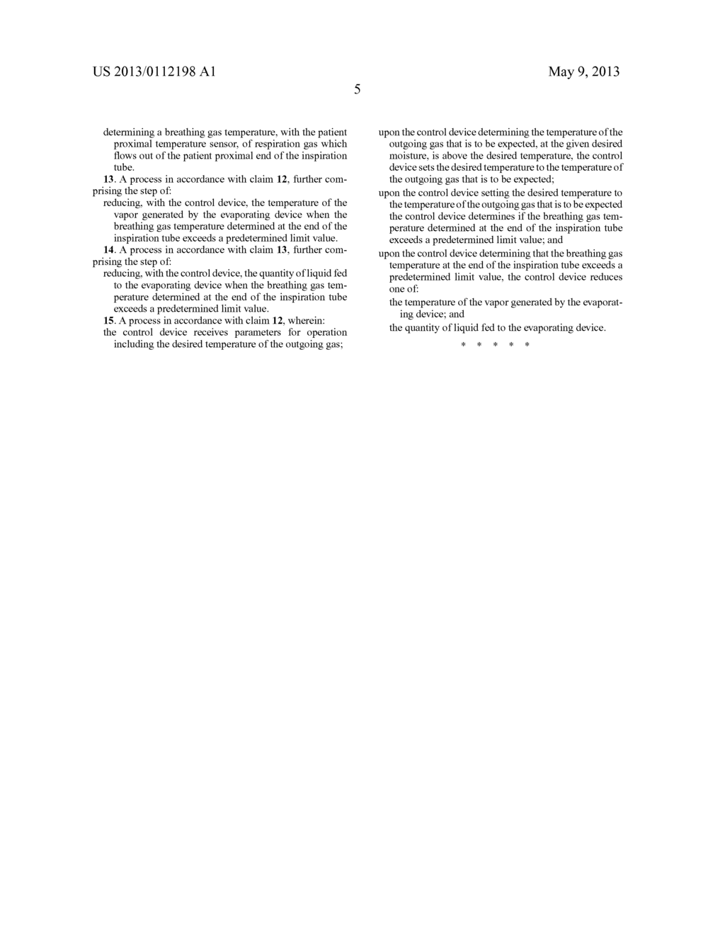 DEVICE AND PROCESS FOR PROVIDING MOISTENED BREATHING GAS - diagram, schematic, and image 08