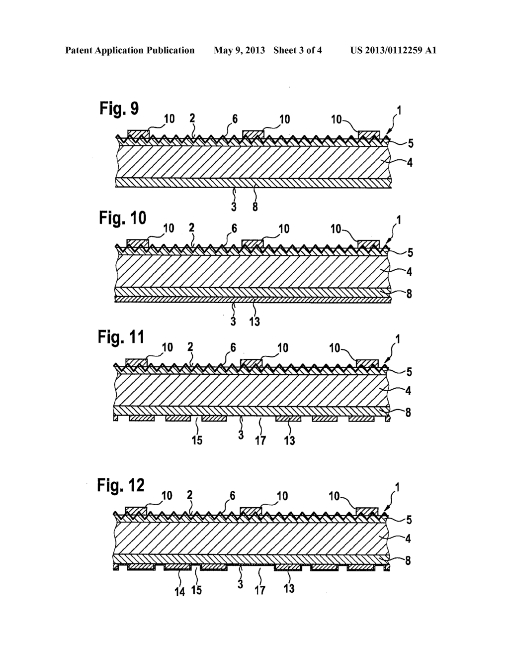 METHOD FOR MANUFACTURING A SOLAR CELL AND A SOLAR CELL MANUFACTURED     ACCORDING TO THIS METHOD - diagram, schematic, and image 04