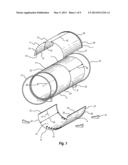 PIPELINE REINFORCEMENT ASSEMBLY AND METHOD diagram and image