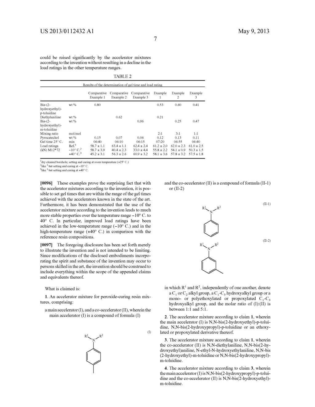 Accelerator Mixture for Peroxide Hardener and Two-Component Mortar System     Containing Same - diagram, schematic, and image 08