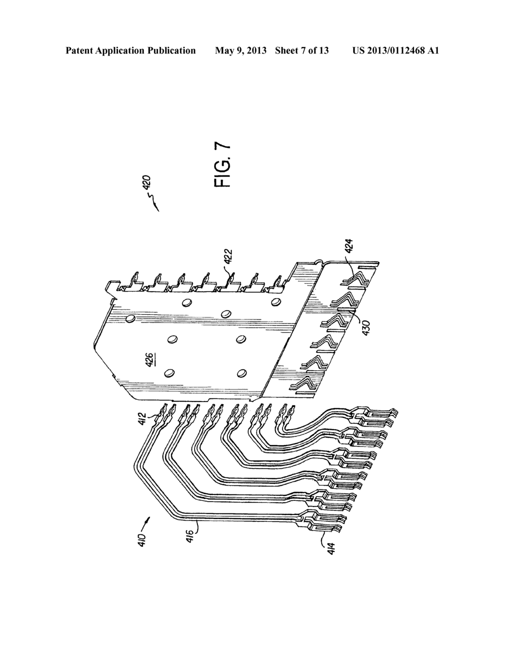 MIDPLANE ESPECIALLY APPLICABLE TO AN ORTHOGONAL ARCHITECTURE ELECTRONIC     SYSTEM - diagram, schematic, and image 08