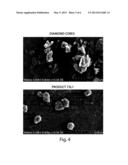 SUPERFICIALLY POROUS MATERIALS COMPRISING A SUBSTANTIALLY NONPOROUS CORE     HAVING NARROW PARTICLE SIZE DISTRIBUTION; PROCESS FOR THE PREPARATION     THEREOF; AND USE THEREOF FOR CHROMATOGRAPHIC SEPARATIONS diagram and image