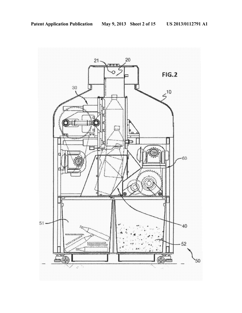 SELECTIVE COLLECTION SYSTEM FOR RECYCLING INPUT MATERIALS HAVING A MONITOR - diagram, schematic, and image 03